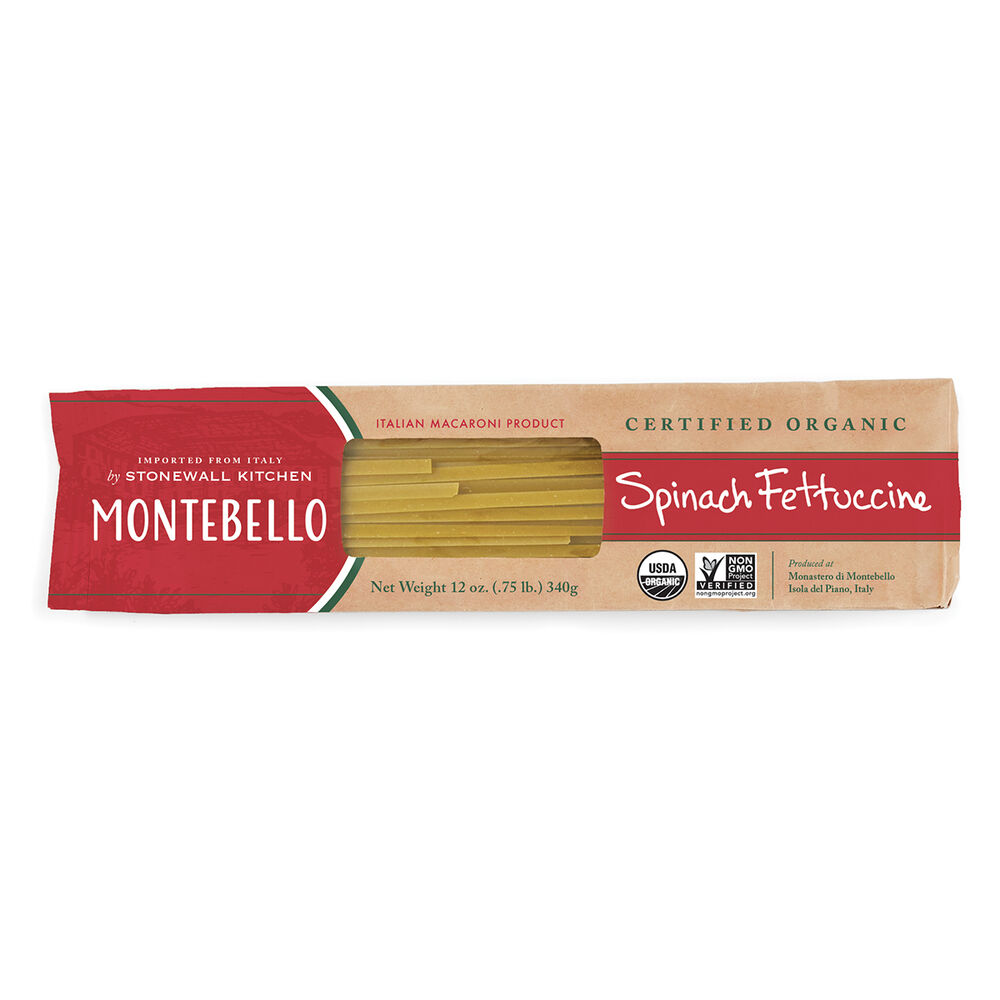 Montebello - Spinach Fettuccine 12oz