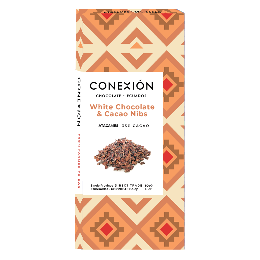 Conexion Chocolate - Atacames - White 33% with Cacao Nibs