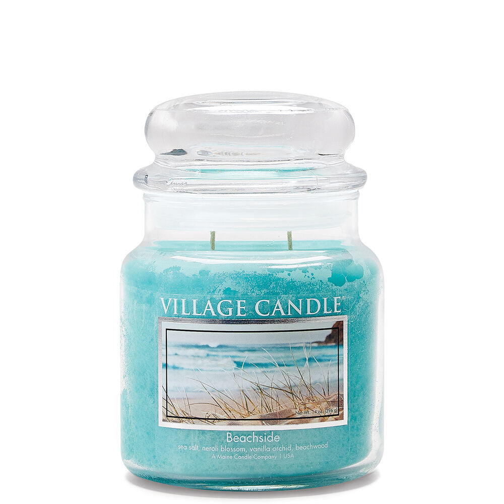 Village Candle - Beachside - Medium Glass Dome