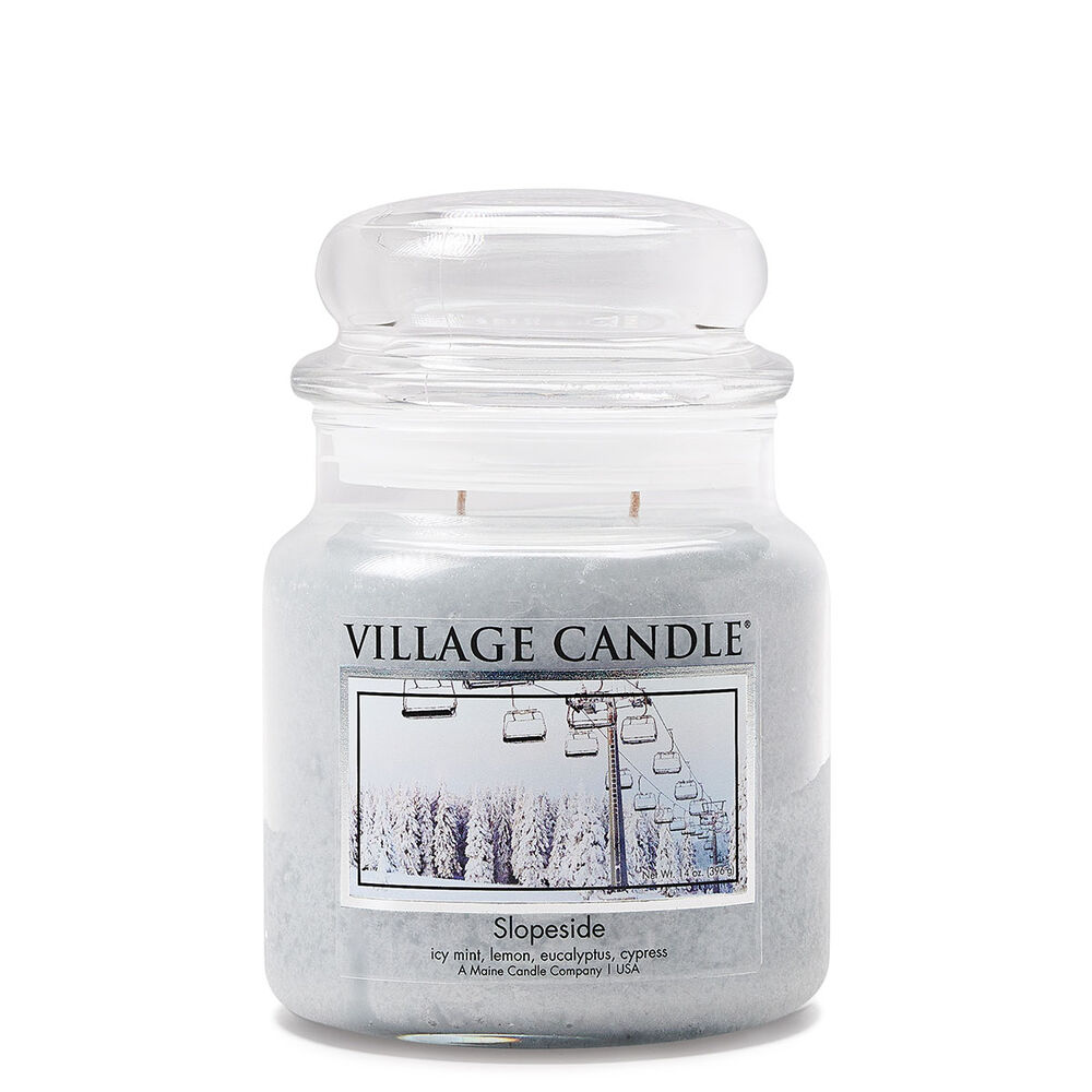 Village Candle - Slopeside - Medium Glass Dome