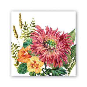 Michel Design Works - Dahlias Cocktail Napkin