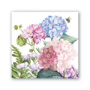 Michel Design Works - Wild Hydrangea Cocktail Napkin