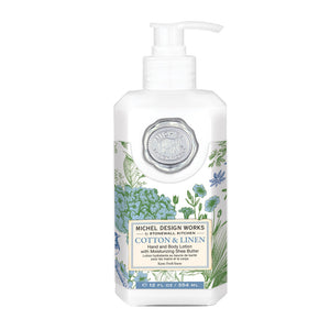 Michel Design Works - Cotton & Linen Hand and Body Lotion *TESTER*