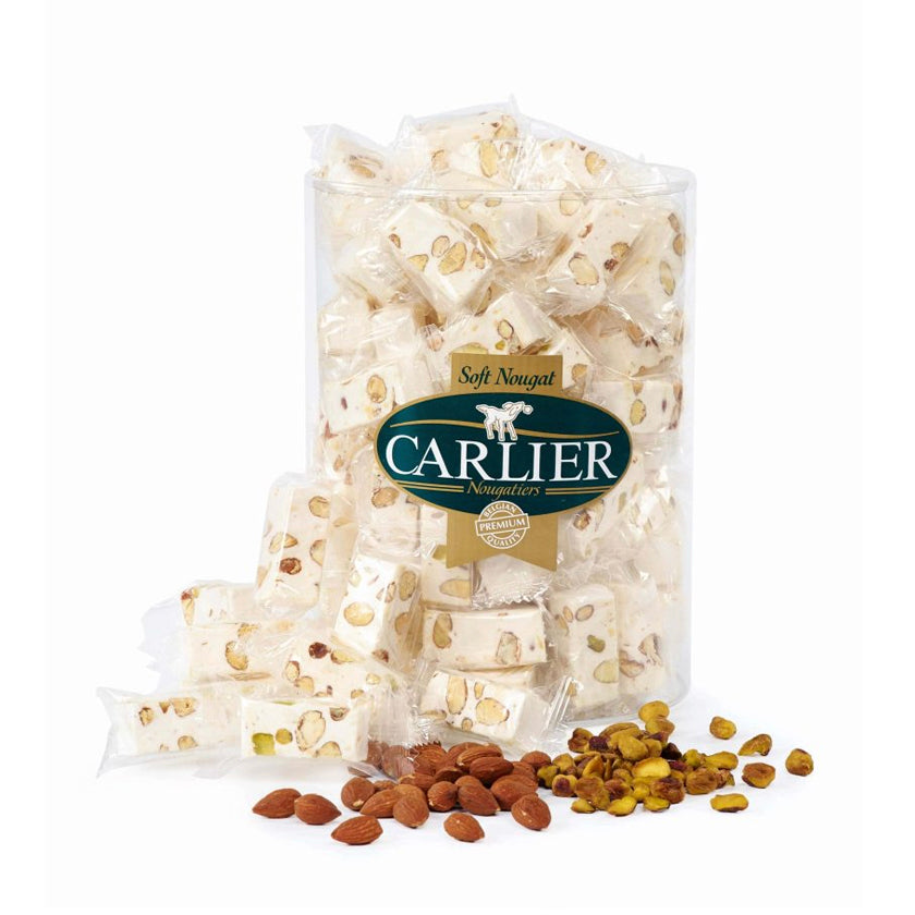 Carlier Nougatiers - Bulk Canisters with Nougat Pieces