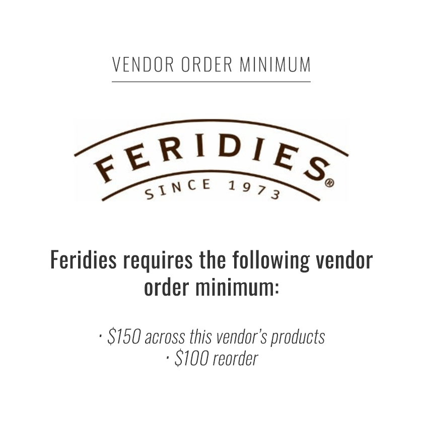 Feridies - Shipper - Classic: 36ct Salted, 5 O'Clock Crunch, Butter Toffee