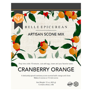 Belle Epicurean - Scone Mix - Cranberry Orange