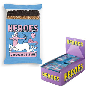 Heroes And Monsters - Dark Chocolate Covered Sesame Honey Crunch