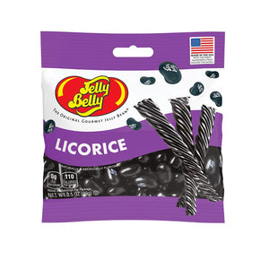 Jelly Belly® Grab & Go® Bags - Licorice Jelly Beans 3.5oz