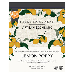 Belle Epicurean - Scone Mix - Lemon Poppy