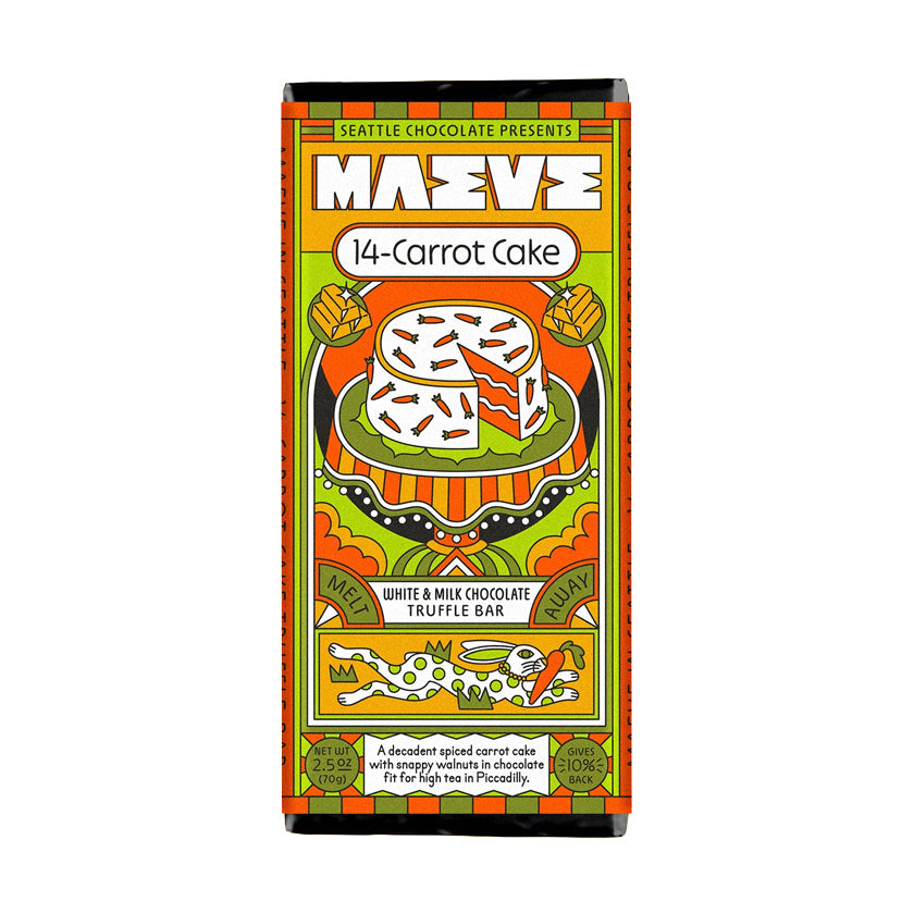 Maeve - Truffle Bar (2.5oz) - 14-Carrot Cake