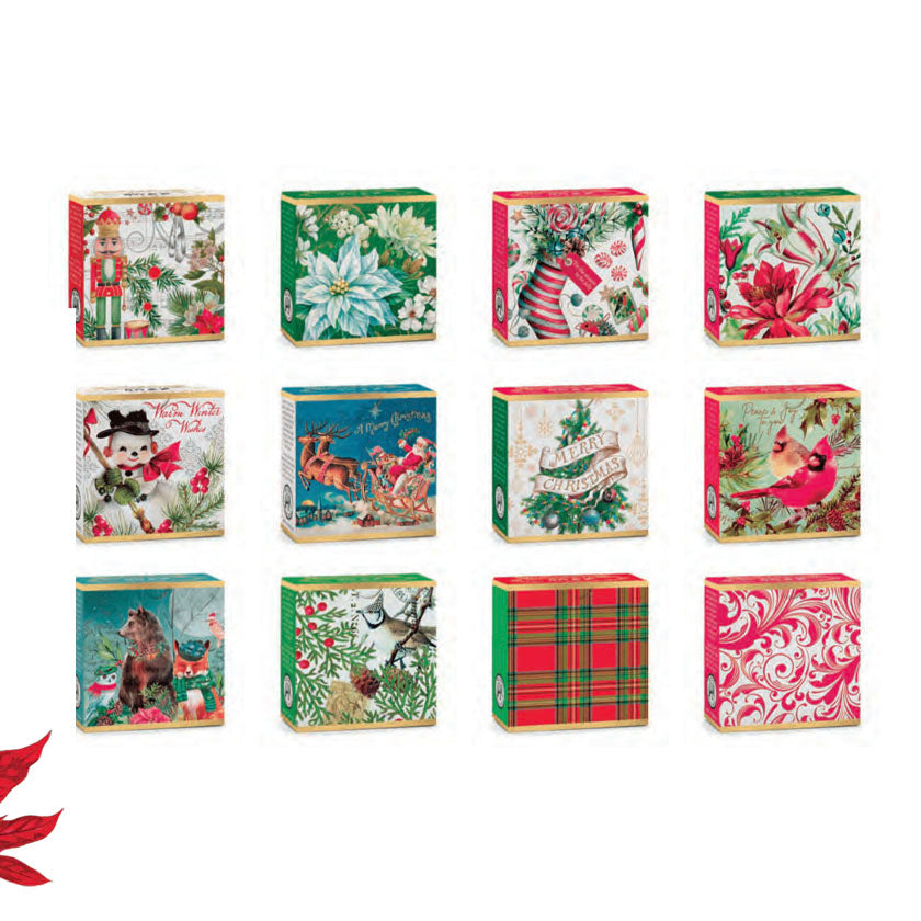 Michel Design Works - Holiday Greetings Mini Soaps Pre-Pack (soaps only)