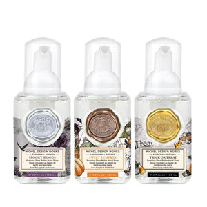 Michel Design Works - Mini Foaming Hand Soap Set: Trick or Treat, Sweet Pumpkin, Spooky Woods