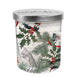 Michel Design Works - Winter Woodland Candle Jar with Lid