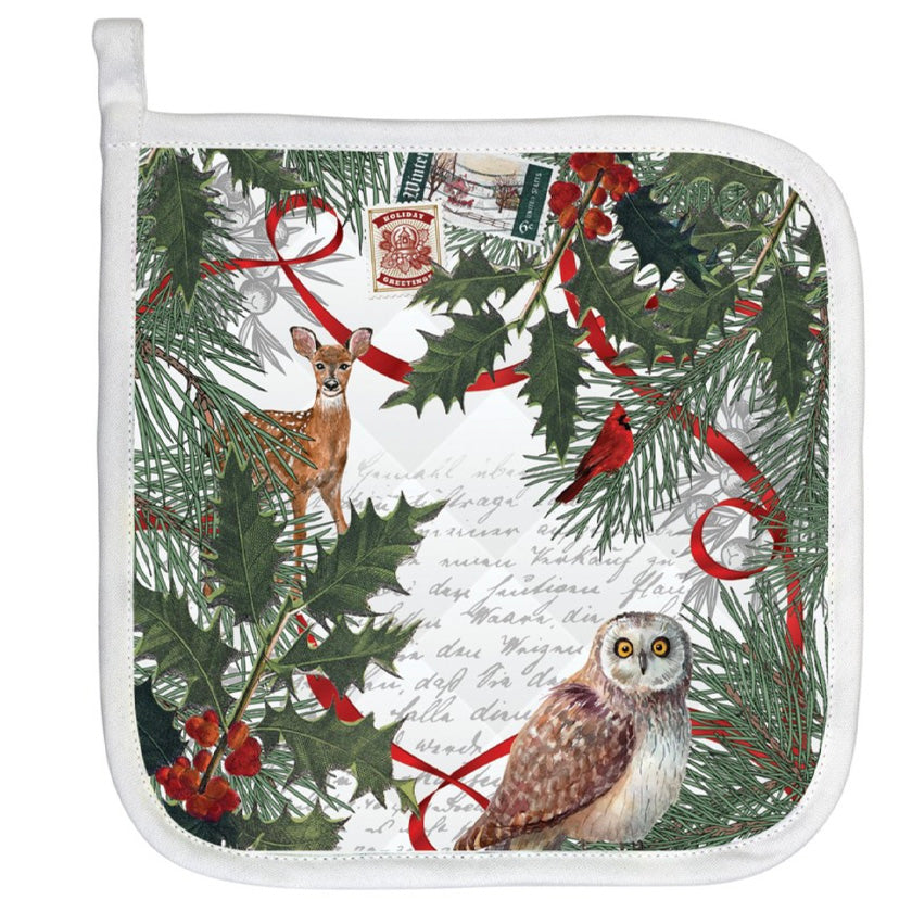 Michel Design Works - Winter Woodland Potholder