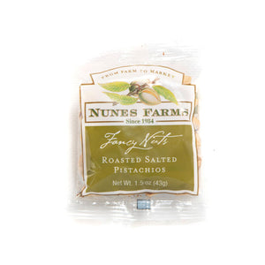 Nunes Farms - Roasted Salted Pistachios in 1.5oz Bag