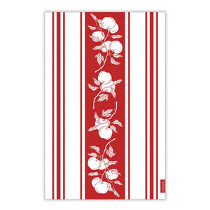 Stonewall Kitchen - Apple Jacquard Stripe Tea Towel