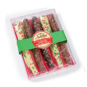 Sweet Jubilee - Holiday Caramel Pretzel Rod Gift Box