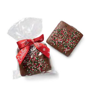 Sweet Jubilee - Holiday Milk Chocolate Covered Grahams with Sprinkles