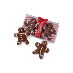 Sweet Jubilee - Holiday Milk Chocolate Gingerbread Boy 2-pack - in Gift Box with Ribbon Wrap