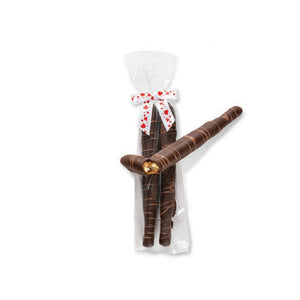 Sweet Jubilee - Valentine Dark Chocolate Caramel Pretzel Rods (2-pack)