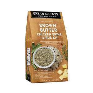 Urban Accents - Brown Butter Chicken Brine & Rub Kit  - 3.5 oz kit