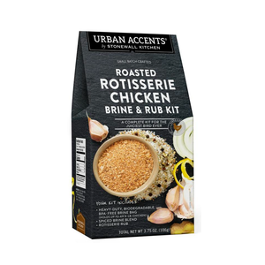 Urban Accents - Roasted Rotisserie Chicken Brine & Rub Kit  - 3.75 oz kit