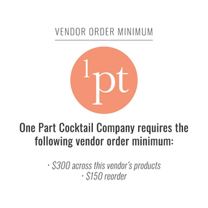 One Part Co - Bar Bottle Kit - 750ml