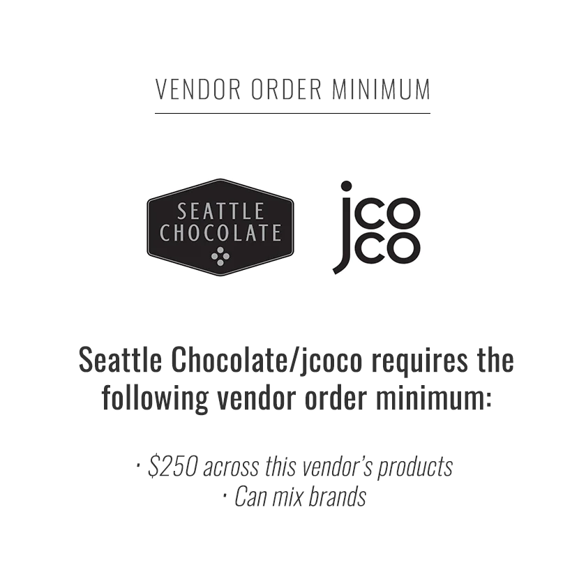 Seattle Chocolate - Truffle Bar Shipper (72ct)- Everyday