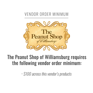 The Peanut Shop of Williamsburg - Seasoned Virginia Peanuts - Smokehouse Mozzarella Seasoned Virginia Peanuts Tin 10.5oz