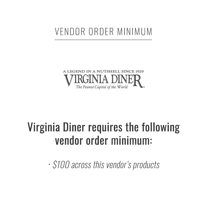 Virginia Diner - Peanut Brittle Box Shipper (NEW)