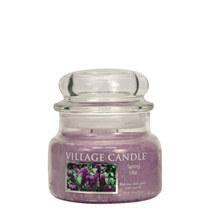 Village Candle - Spring Lilac - Small Glass Dome