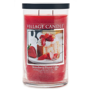 Village Candle - Strawberry Pound Cake - Large Tumbler