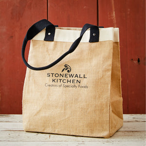 Stonewall Kitchen - Jute Farmer's Market Tote with Logo (Large)