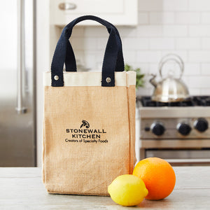 Stonewall Kitchen - Jute Farmer's Market Tote with Logo (Small)