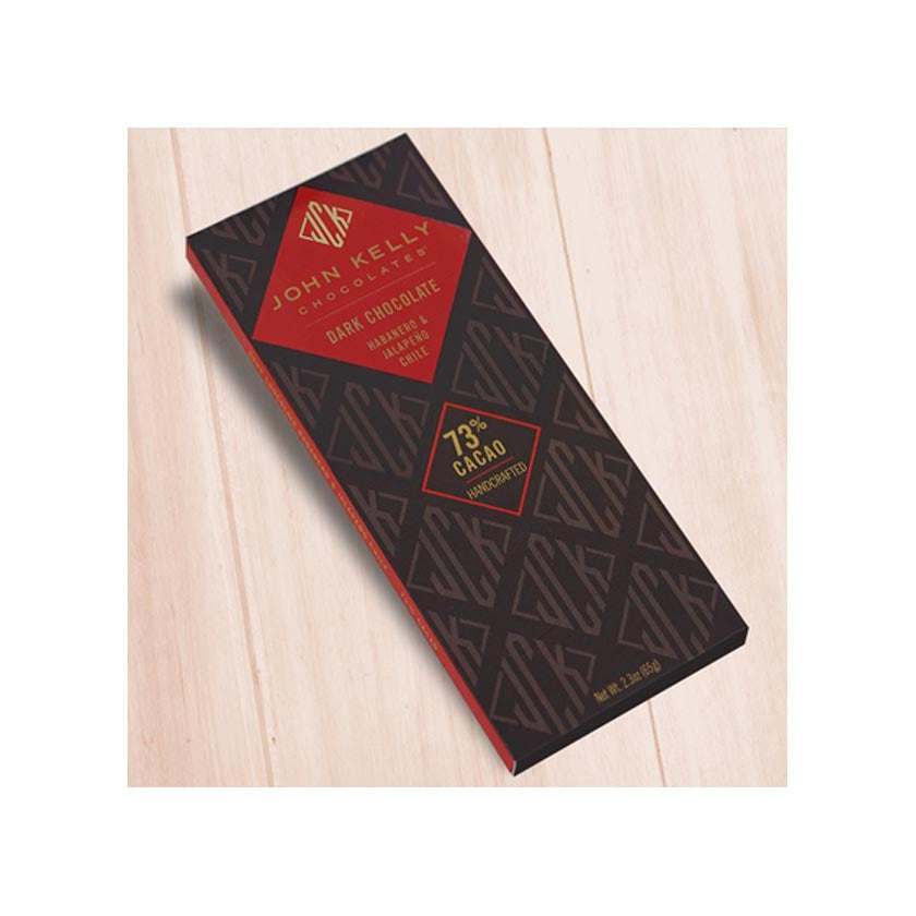 John Kelly Chocolates Solid Bars Dark Chocolate With Habanero And Ja Haversack Sales 3792