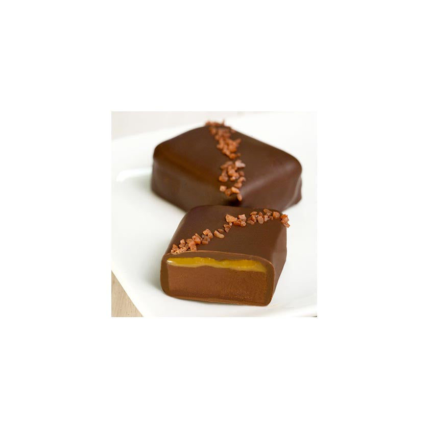 Salted Caramel Dark Chocolate Truffles, Organic, Non-GMO, Fair Trade