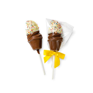 Sweet Jubilee - Ice Cream Cone Milk Chocolate Lollie