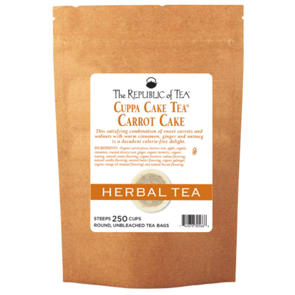 The Republic of Tea - Cuppa Cake® Carrot Cake Bulk Bag (250 ct)