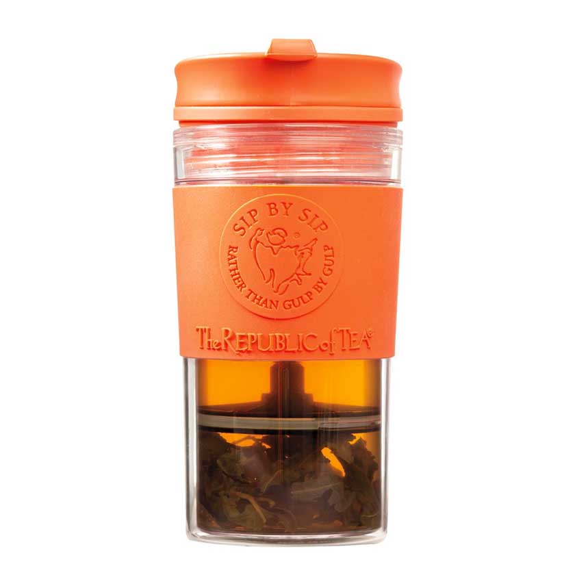 The Republic of Tea - - Sip by Sip Traveler Press Orange 12oz