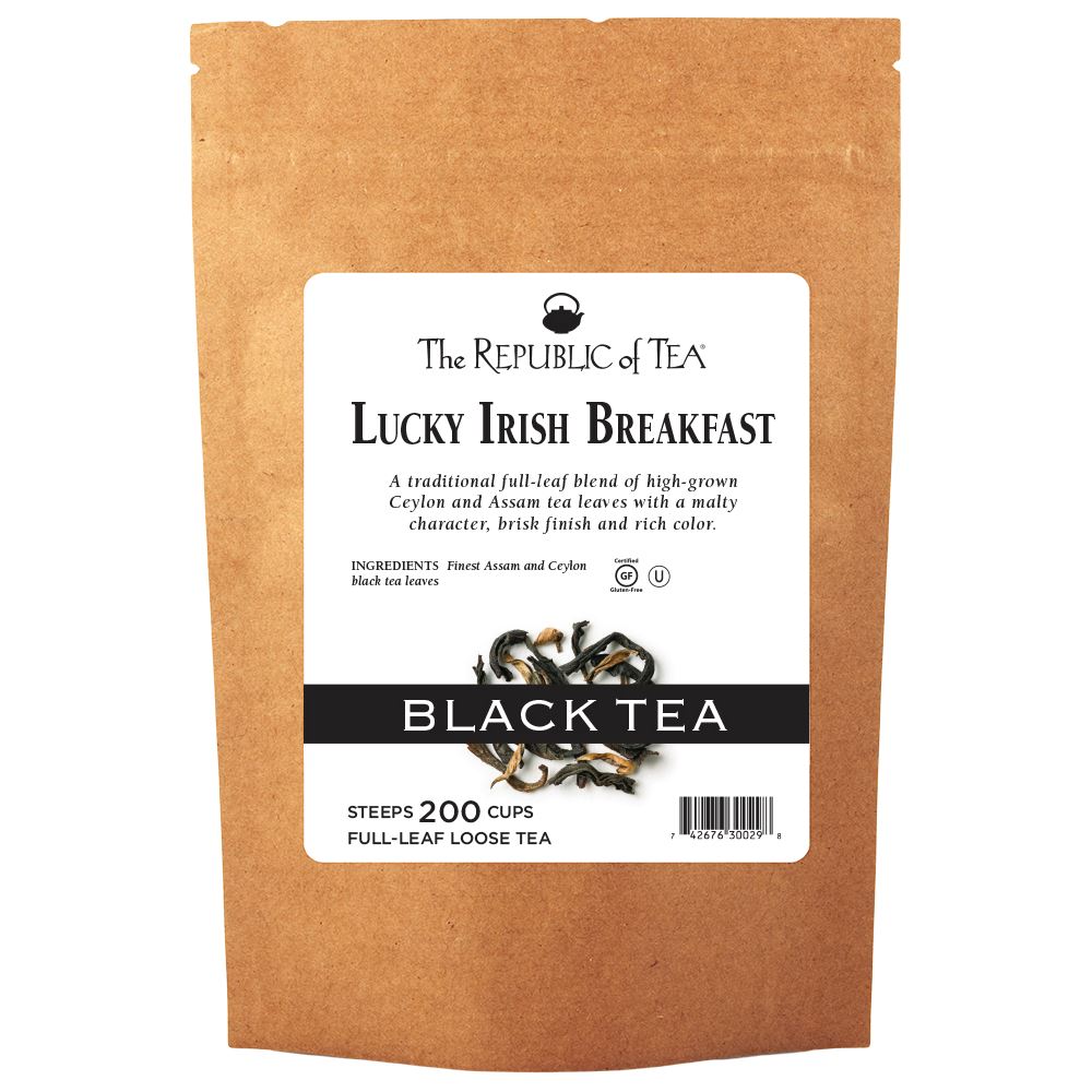 The Republic of Tea - Lucky Irish Breakfast Black Full-Leaf Bulk Bag (1 lb)