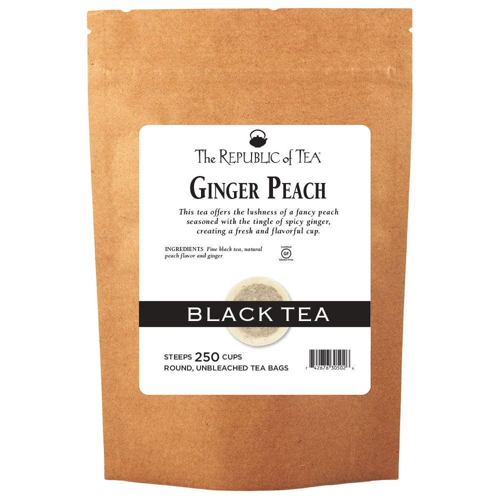 The Republic of Tea - Ginger Peach Black Bulk Bag (250 ct)