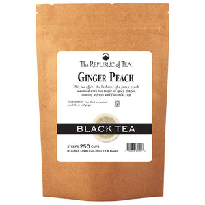 The Republic of Tea - Ginger Peach Black Bulk Bag (250 ct)