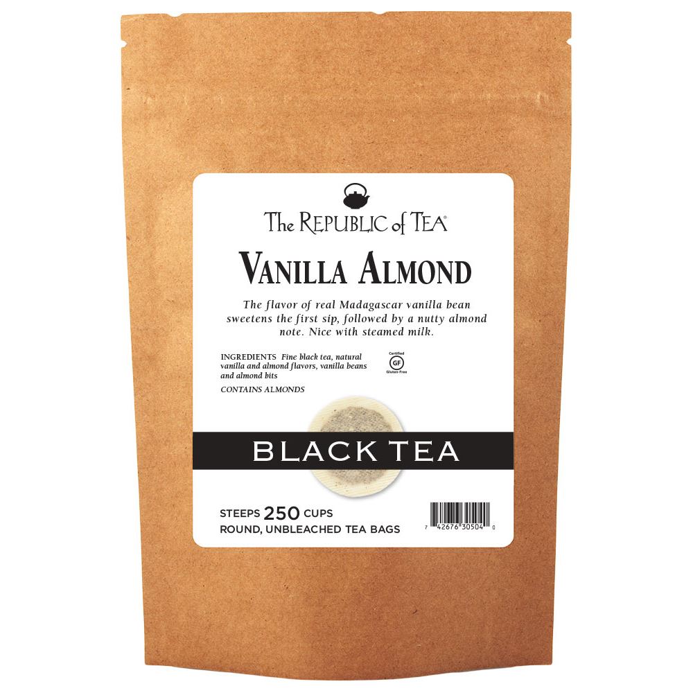 The Republic of Tea - Vanilla Almond Black Bulk Bag (250 ct)