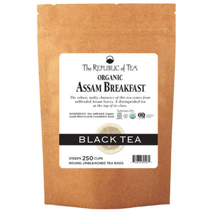 The Republic of Tea - Organic Assam Breakfast Black Bulk Bag (250 ct)