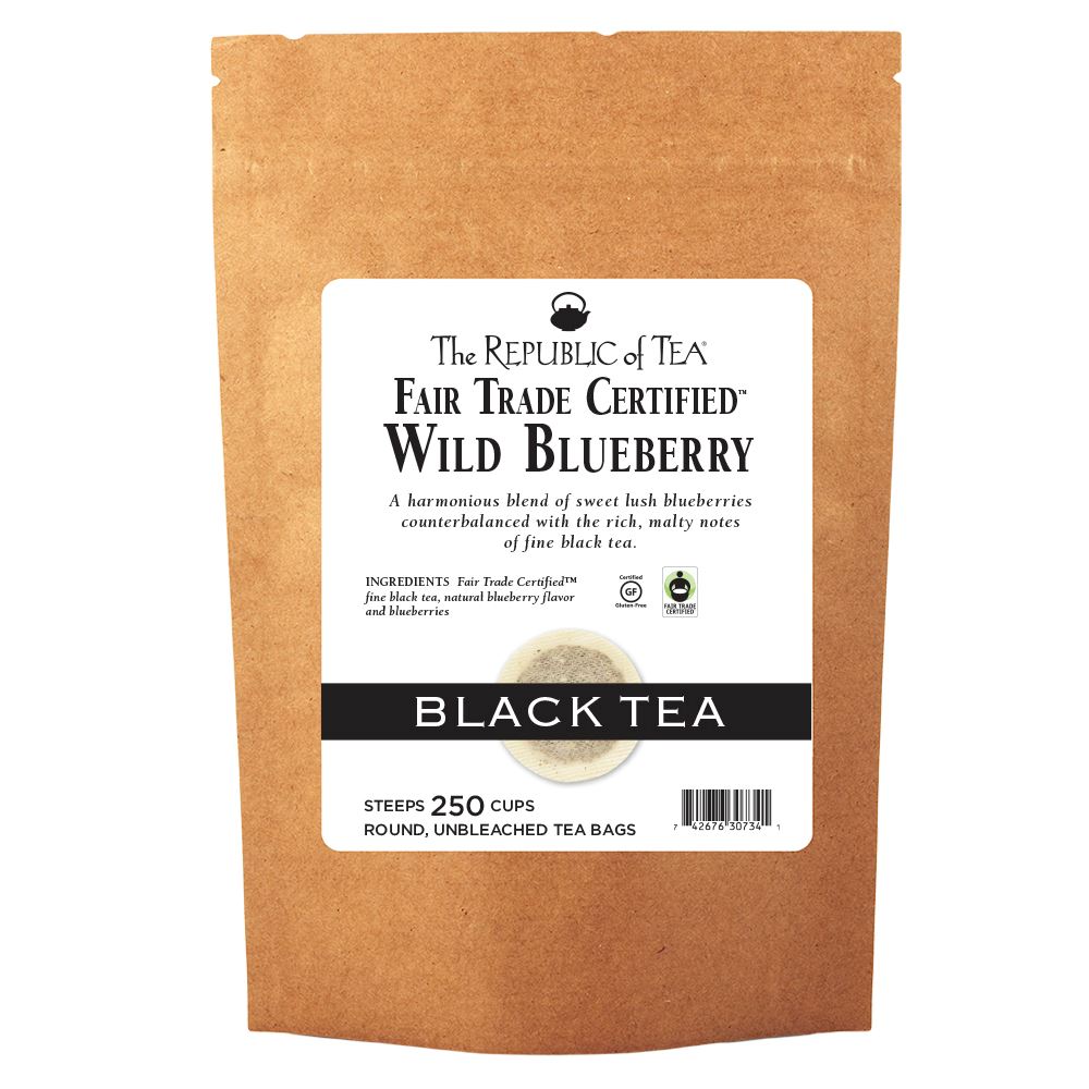 The Republic of Tea - Wild Blueberry Black Bulk Bag (250 ct)