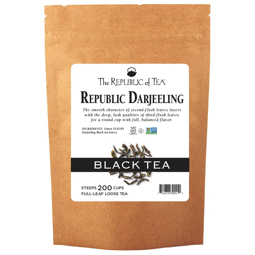 The Republic of Tea - Republic Darjeeling Black Full-Leaf Bulk Bag (1 lb)