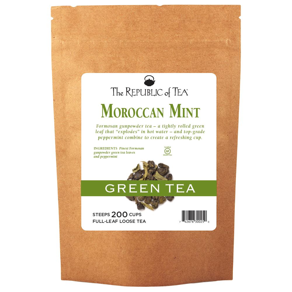 The Republic of Tea - Moroccan Mint Green Full-Leaf Bulk Bag (1 lb)