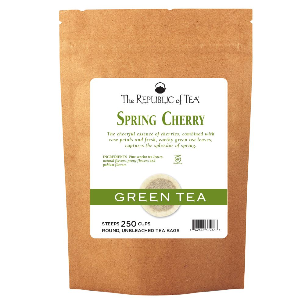 The Republic of Tea - Spring Cherry Green Bulk Bag (250 ct)