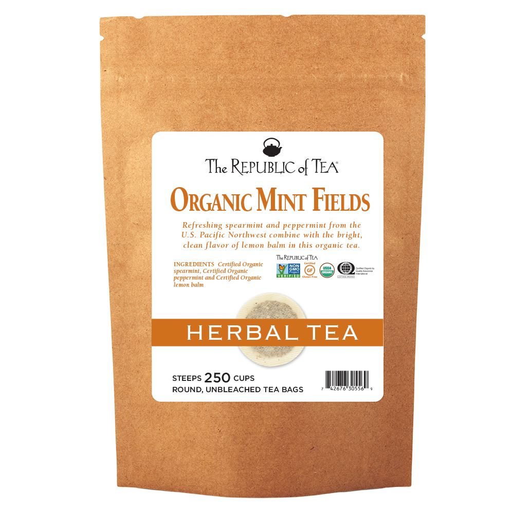 The Republic of Tea - Organic Mint Fields Herbal Bulk Bag (250 ct)