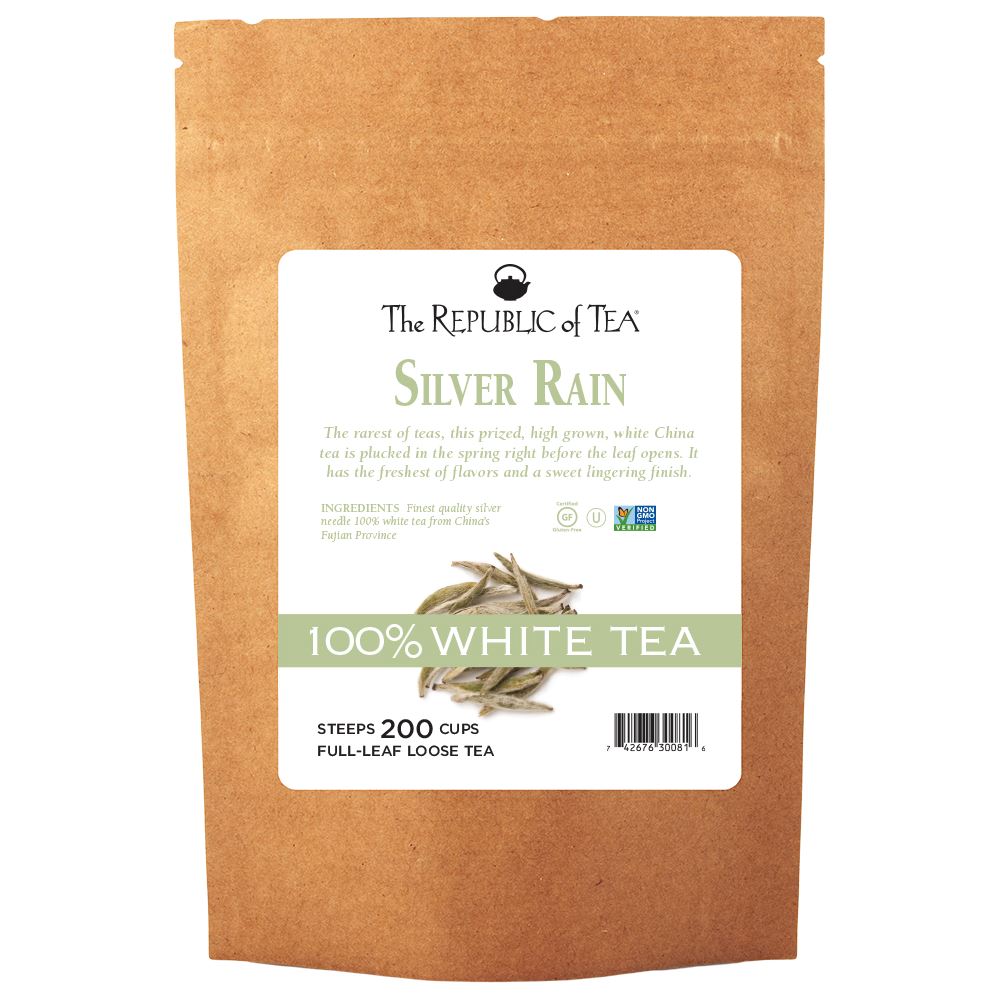 The Republic of Tea - Silver Rain White Full-Leaf Bulk Bag (3/4 lb)